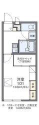 レオパレスゴールドIIの物件間取画像